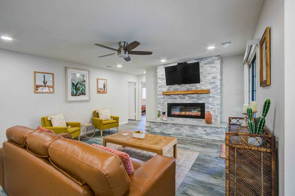 The Scottsdale Oasis living room